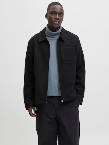 JACK & JONES Tussenjas 'JJHANK' in Zwart: voorkant