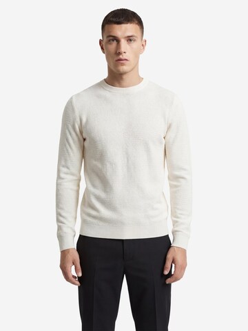 JACK & JONES Sweater 'Bluriley' in White: front