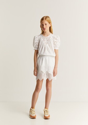 Scalpers Skirt 'Sandrine' in White: front