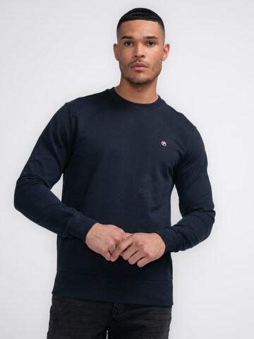 Petrol Industries Sweatshirt in Blue: front