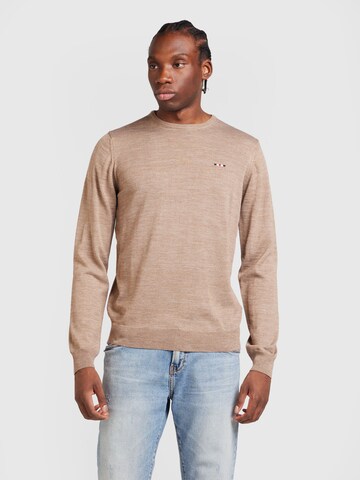 FQ1924 Pullover 'FQ Kyle' i beige: forside
