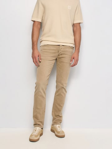 Salsa Jeans Slimfit Hose in Beige: Vorderseite