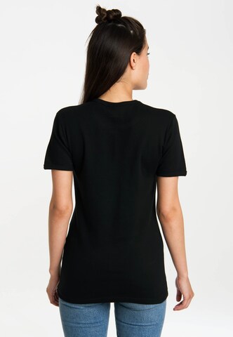 LOGOSHIRT Shirt 'Star Wars Darth Vader' in Zwart