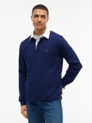TOMMY HILFIGER Shirt 'ESSENTIAL' in Blauw: voorkant