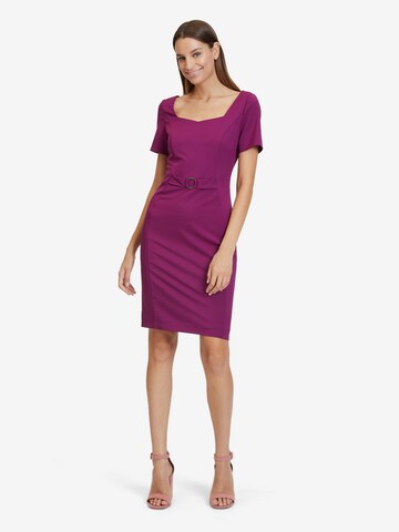 Vera Mont Sheath Dress in Purple