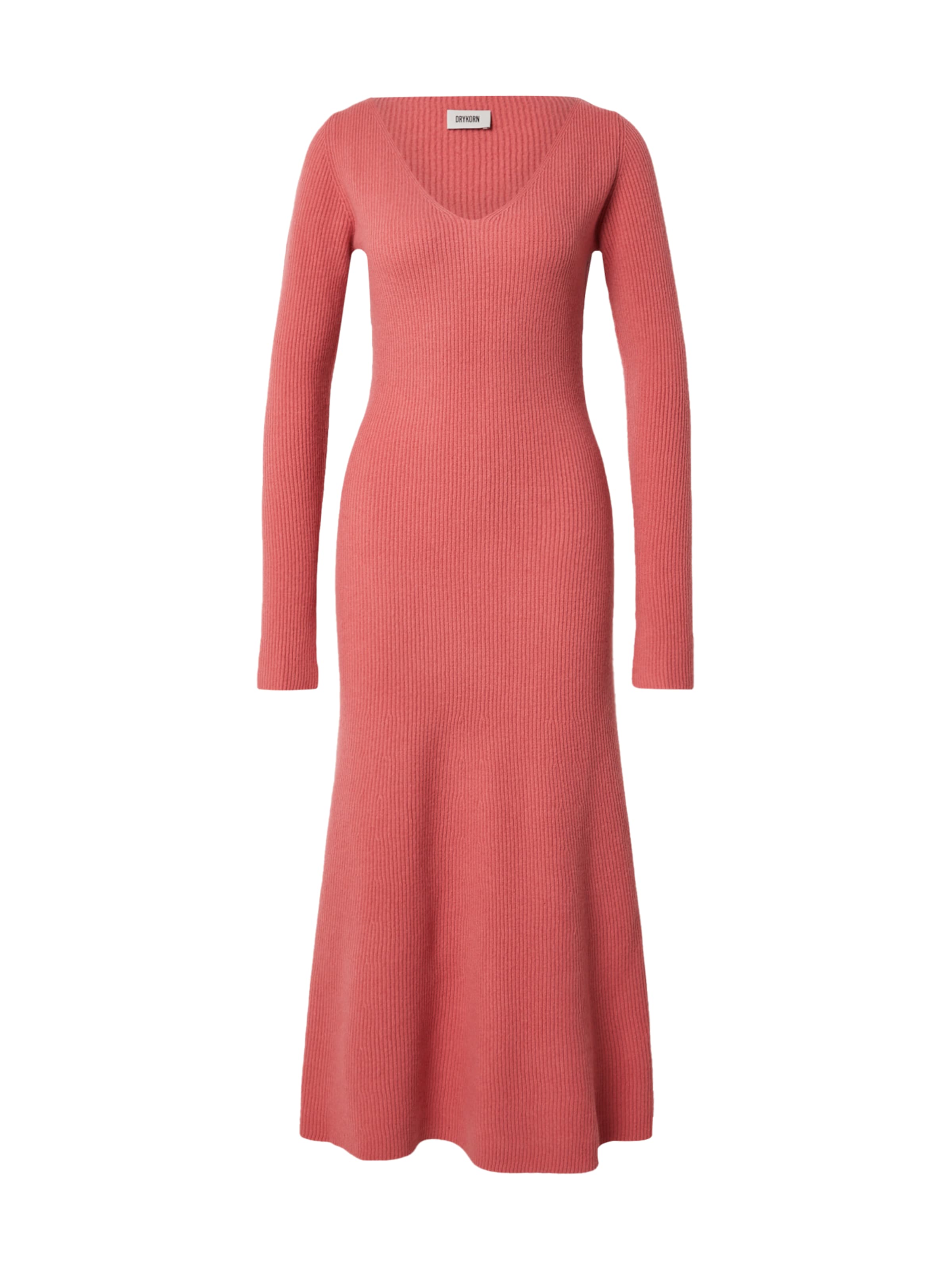 DRYKORN Knitted dress 'RANIJA' in Red: front