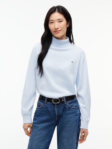 Pulover 'ESSENTIAL' de la Tommy Jeans pe albastru: față