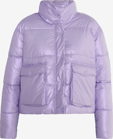 Veste d’hiver MYMO en violet : devant