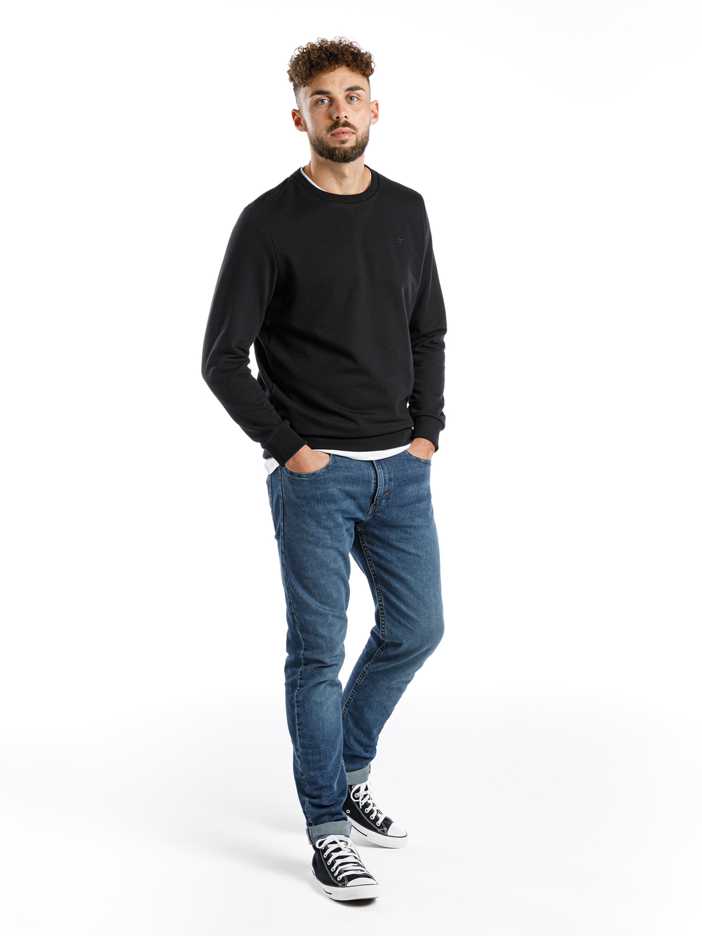 SPITZBUB Pullover ' Theo ' in Schwarz