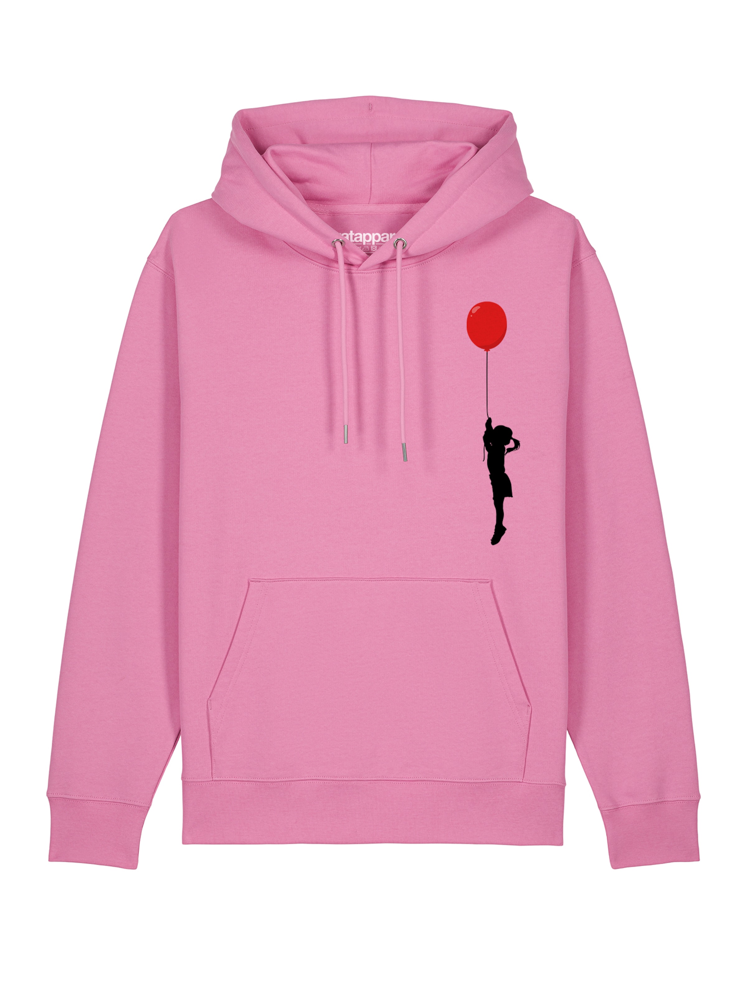 Watapparel Sweatshirt ' Mädchen mit Luftballon ' in Pink: Vorderseite