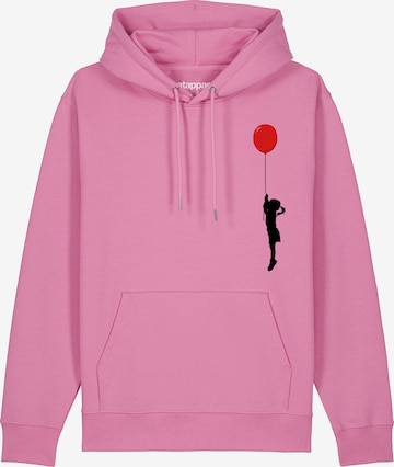 Watapparel Sweatshirt ' Mädchen mit Luftballon ' in Pink: Vorderseite