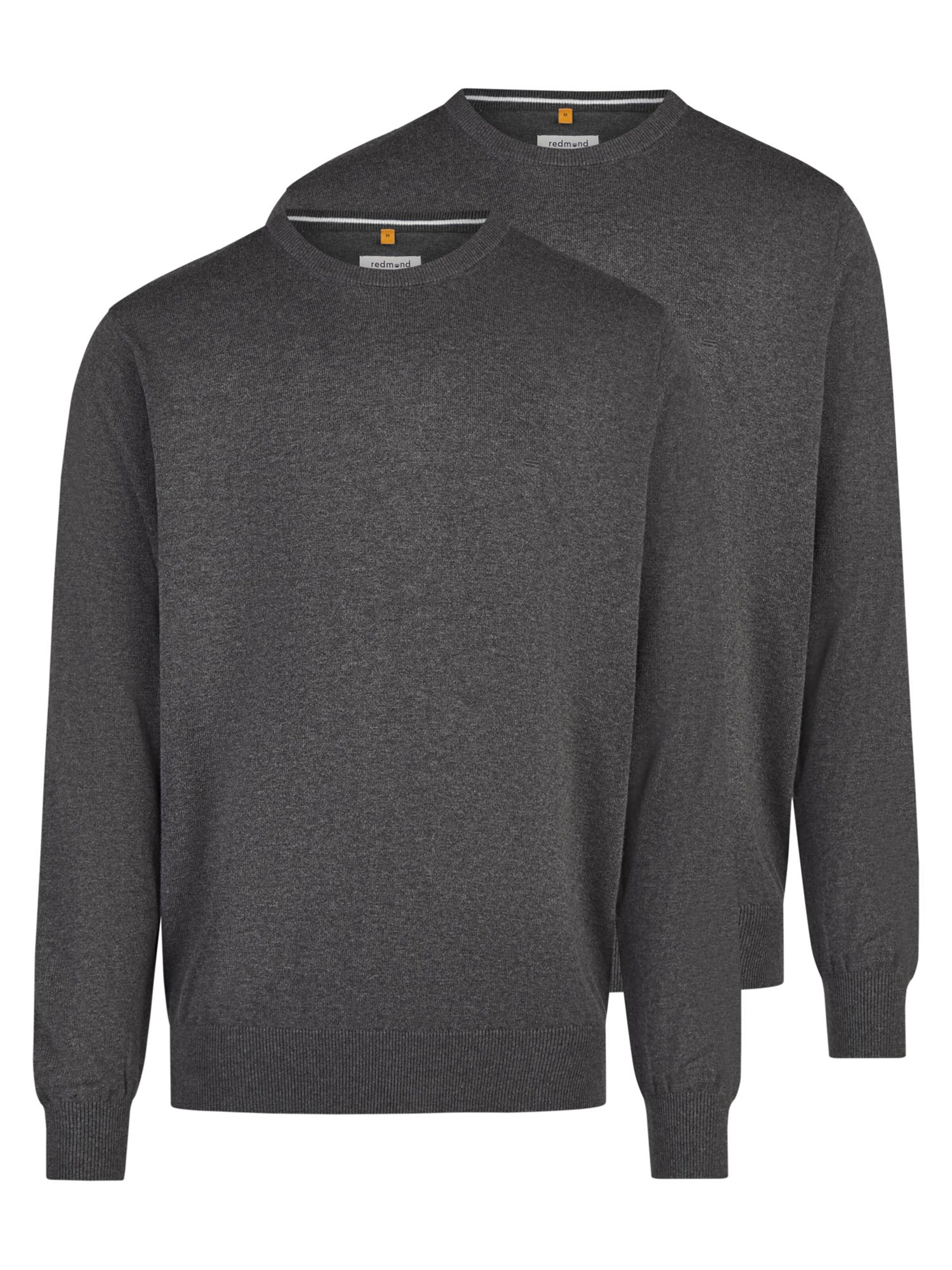 redmond Sweater 'Basic' in Grey: front