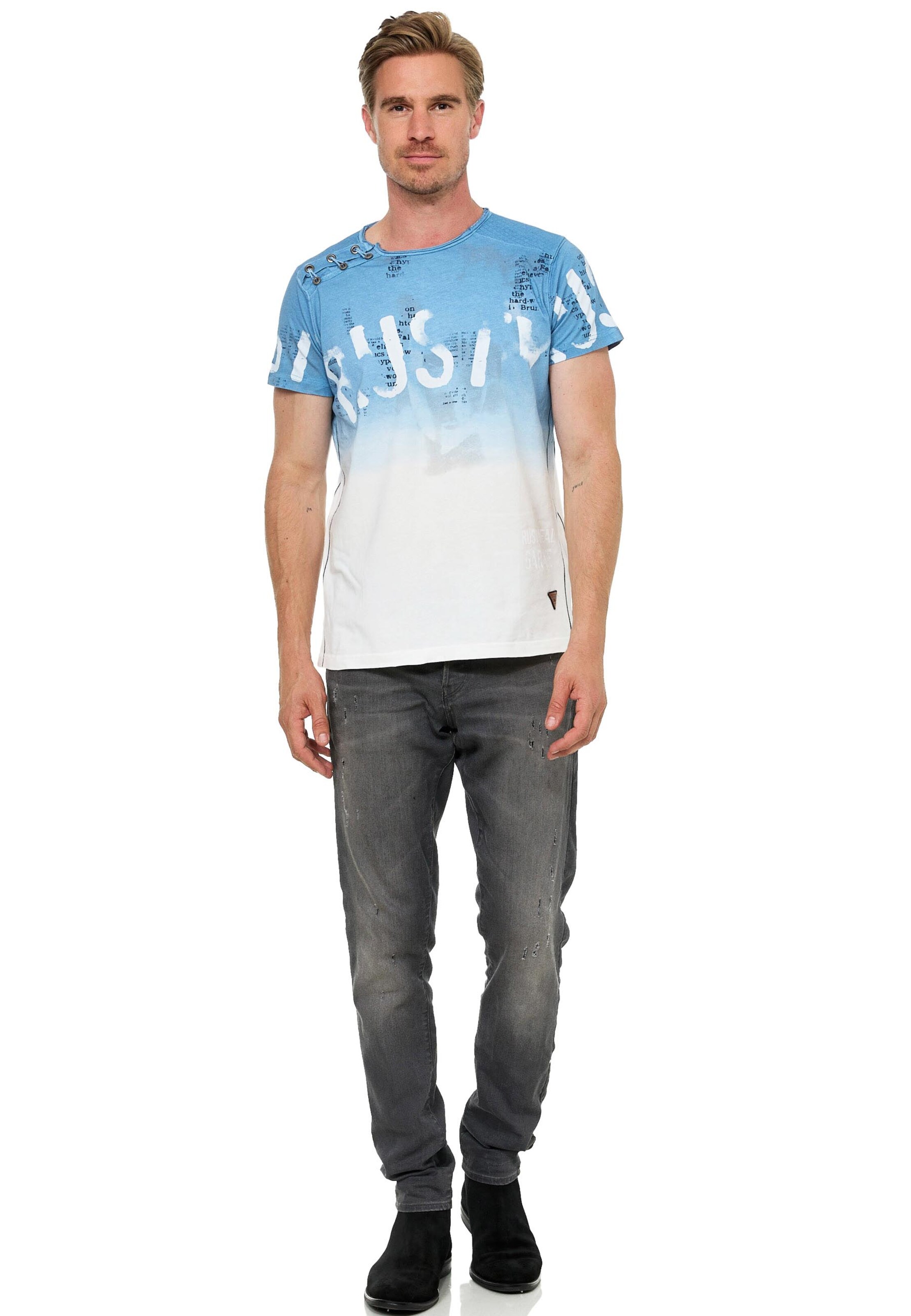Rusty Neal Shirt in Blauw