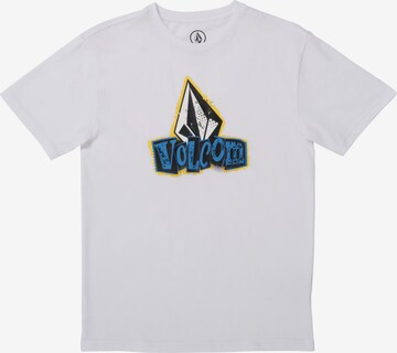 T-Shirt 'Stamp' Volcom en blanc : devant