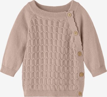 Lil ' Atelier Kids Sweater 'Dija' in Pink: front