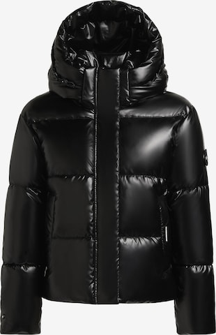 Veste d’hiver 'Devina-YM' khujo en noir : devant