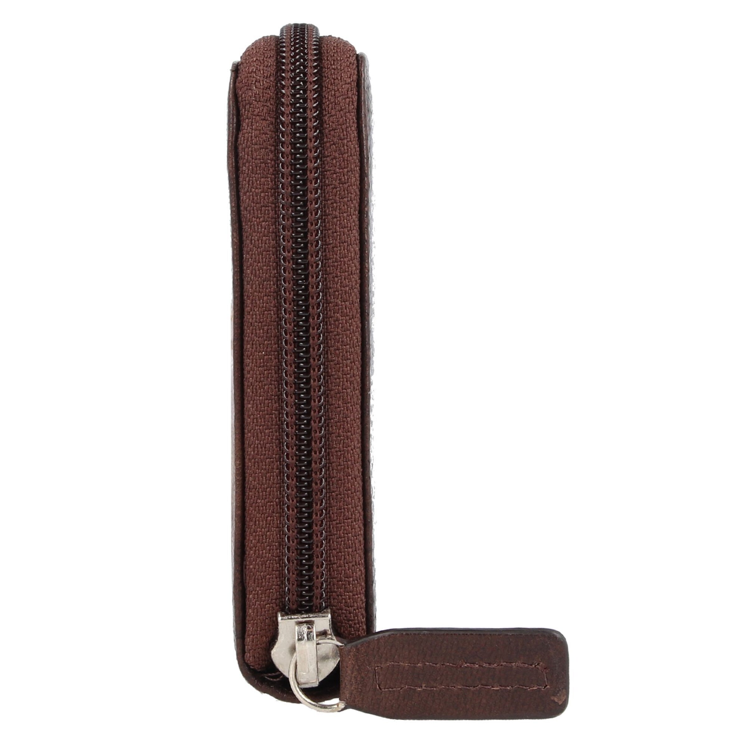 mano Portemonnee 'Donna Aurona' in Bruin