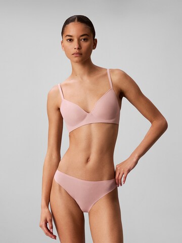 Calvin Klein Underwear T-Shirt BH in Pink: Vorderseite