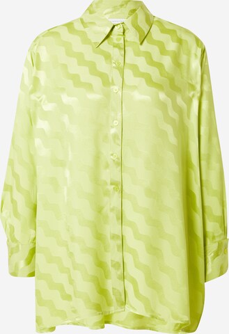 TOPSHOP Blouse in Yellow: front