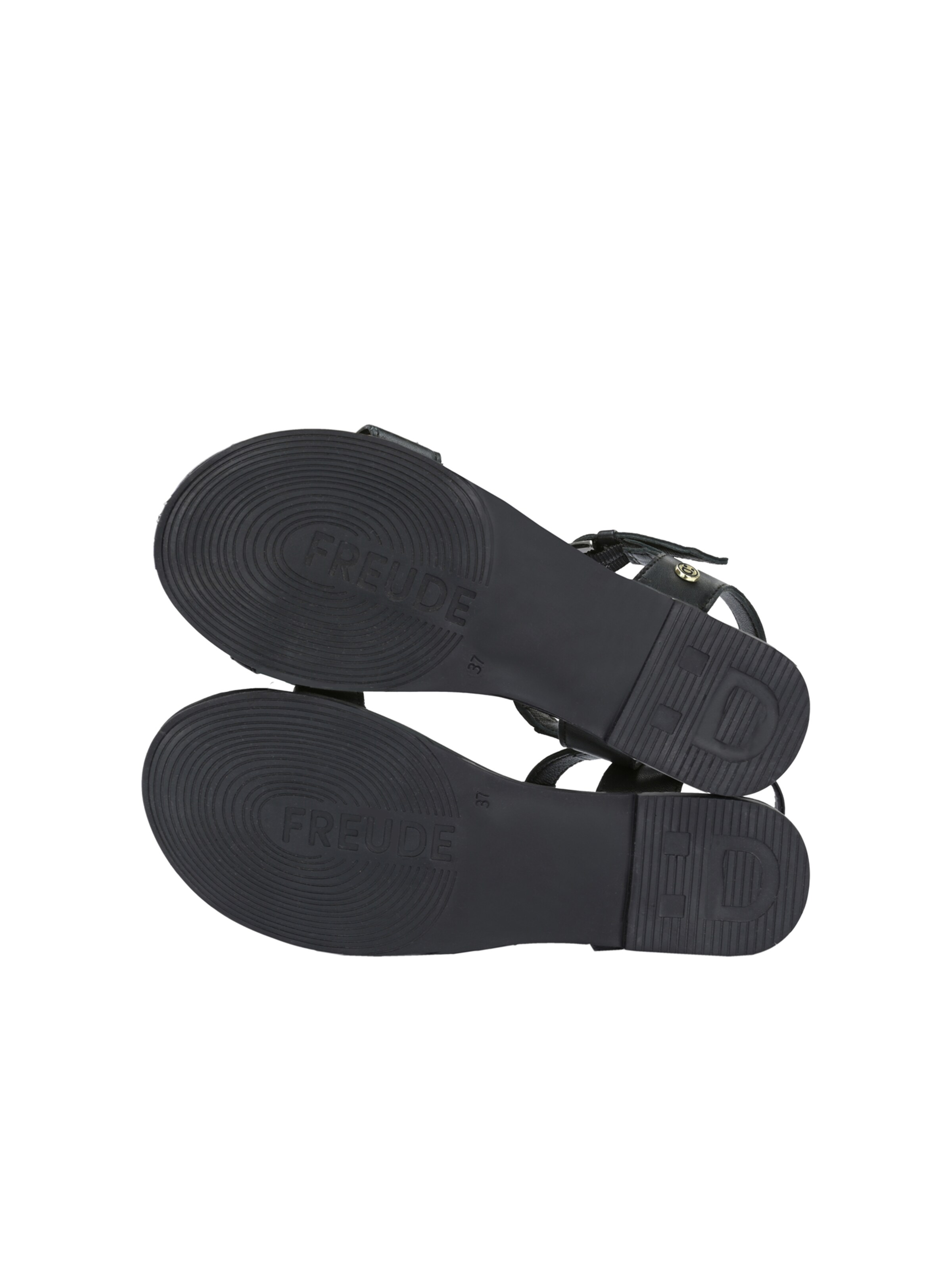 FREUDE Sandalen met riem 'Alea' in Zwart