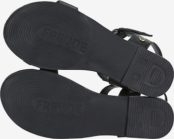 FREUDE Strap Sandals 'Alea' in Black