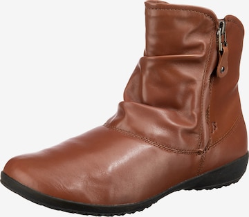 JOSEF SEIBEL Ankle Boots 'Naly' in Brown: front