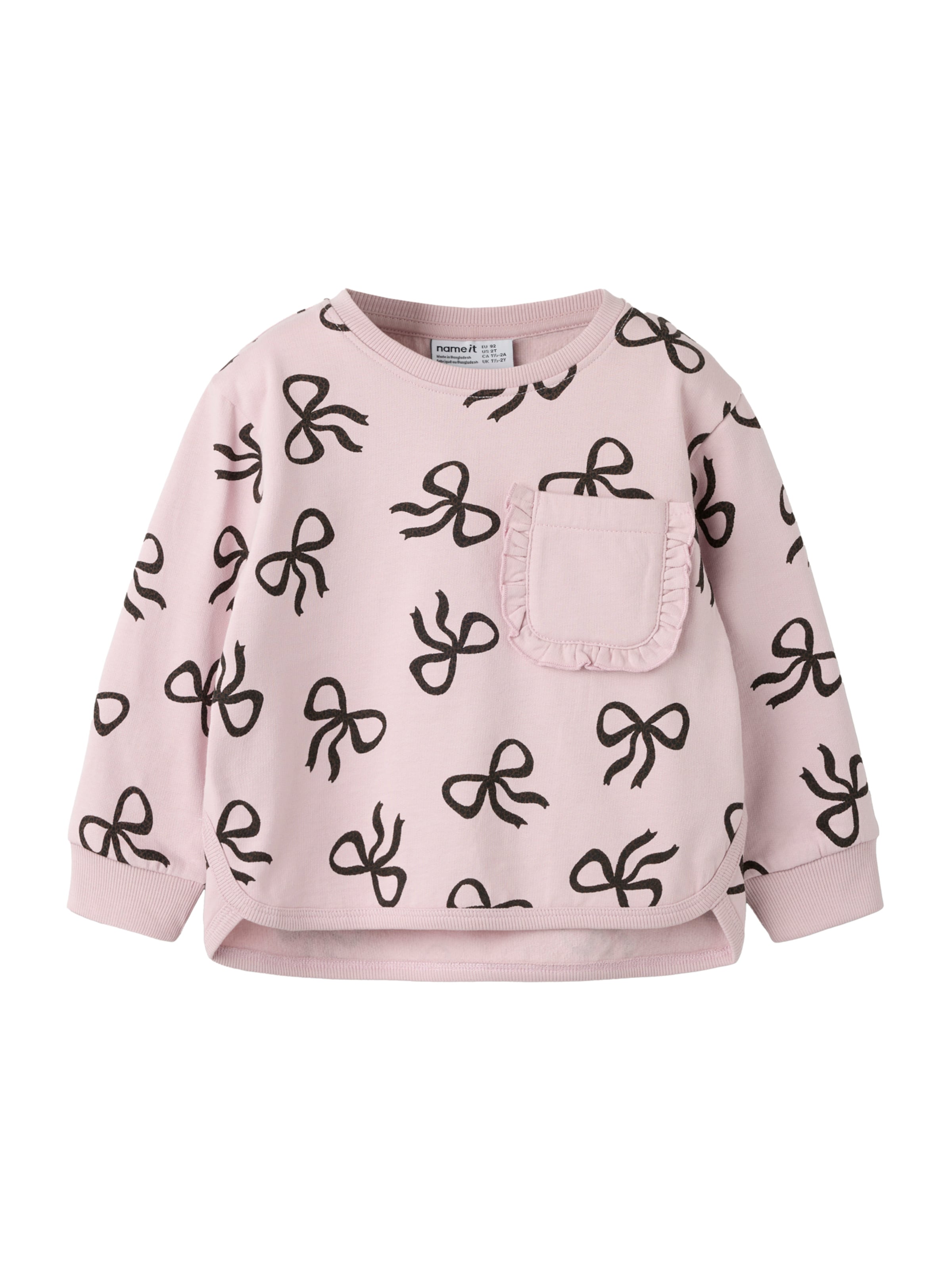 NAME IT - Sudadera 'NMFLucca' en lila: frente