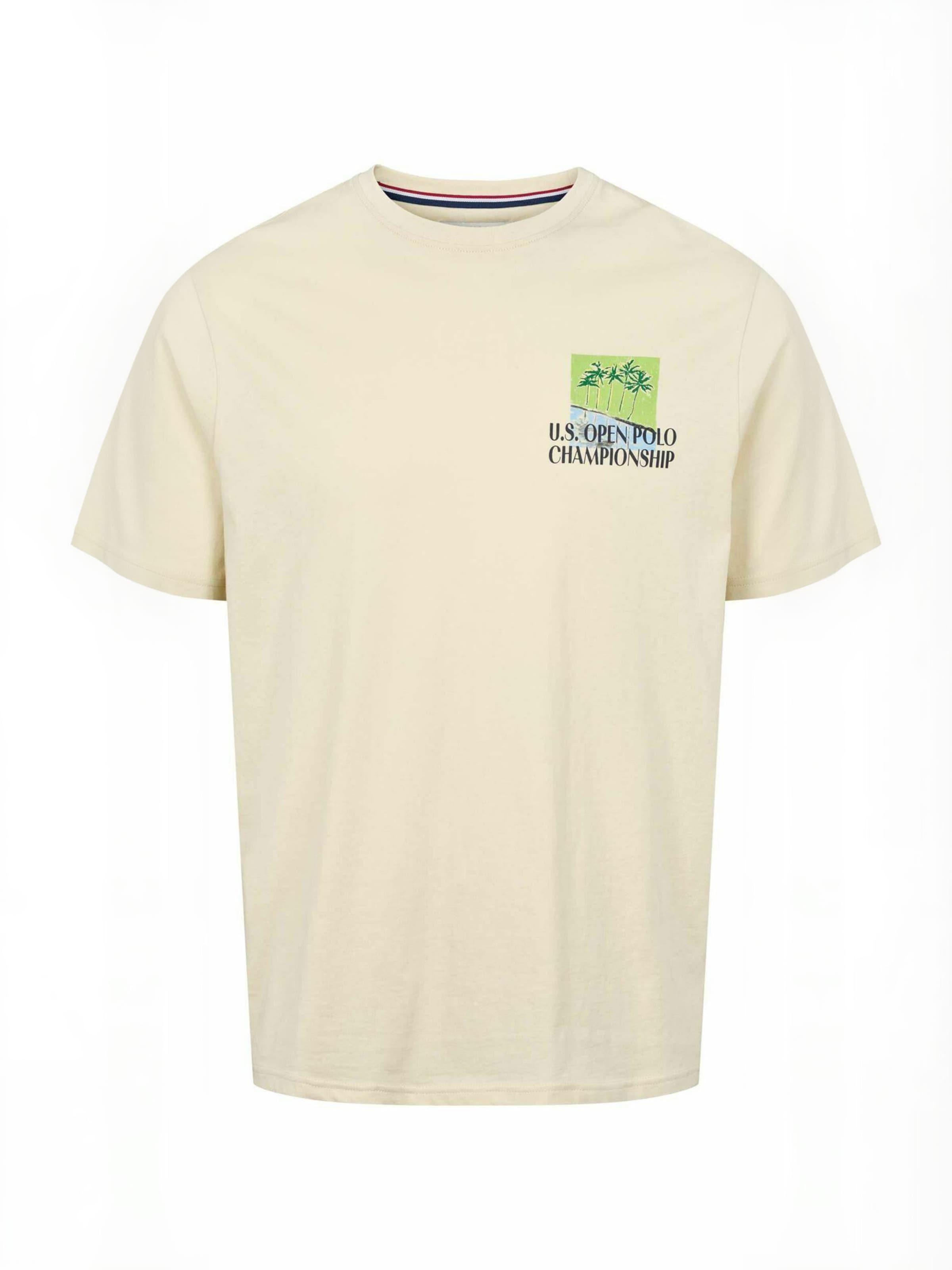 U.S. POLO ASSN. T-shirt ' UMDalha ' in Grau: Vorderseite