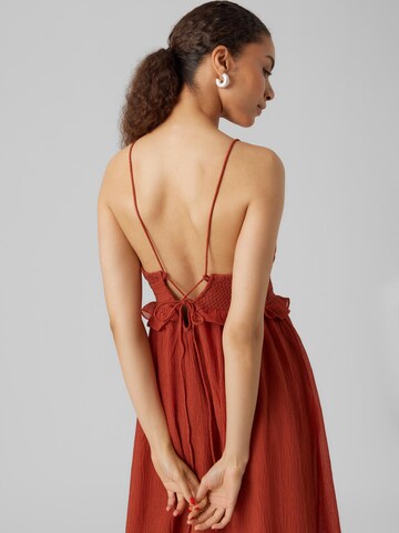 VERO MODA Kleid 'SARA' in Rot