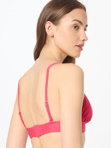 watercult Triangle Bikini Top in Pink