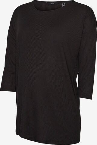 Vero Moda Maternity Shirt 'MIVY' in Zwart: voorkant