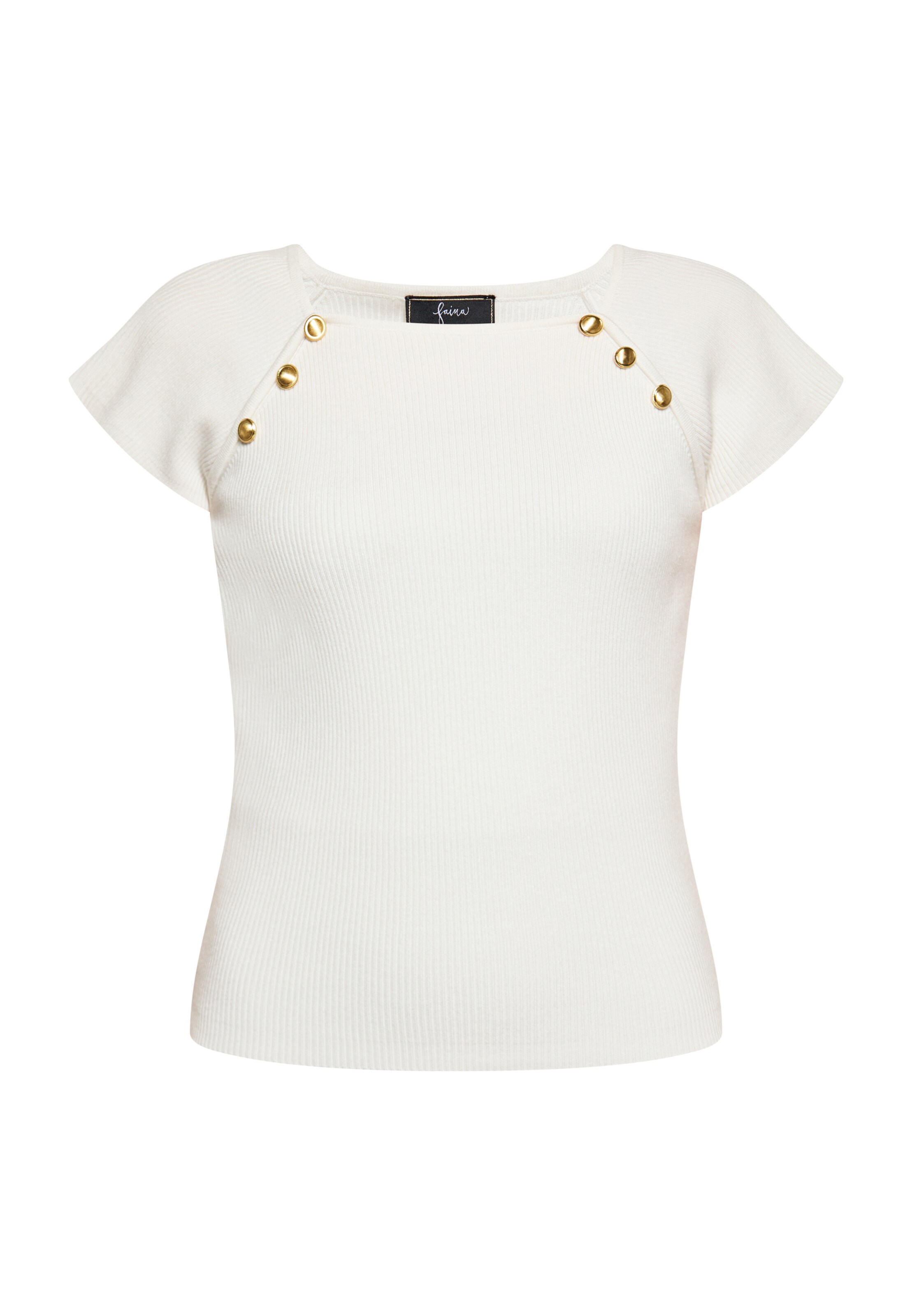 faina Μπλουζάκι σε λευκό: μπροστά