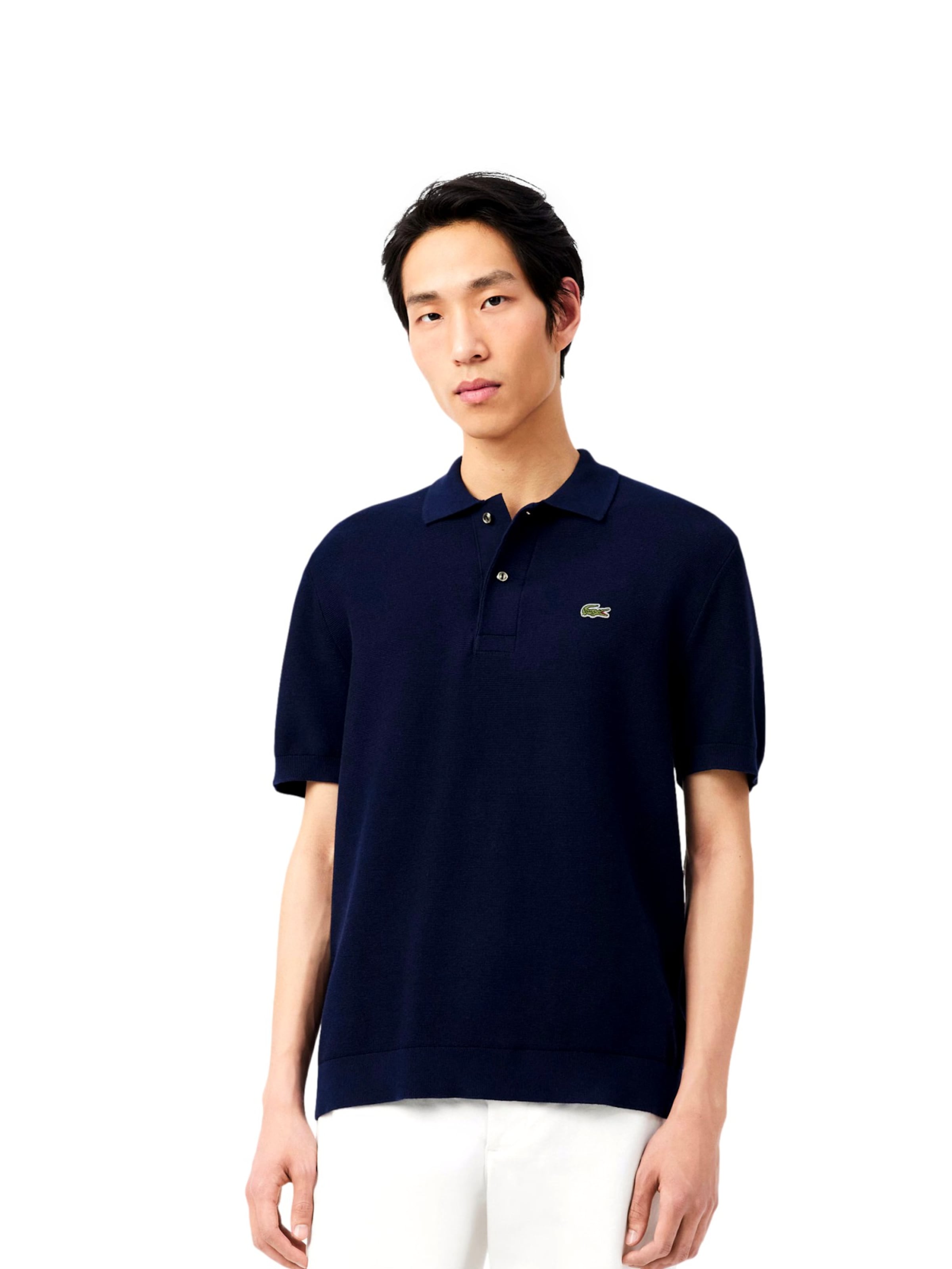 T-Shirt LACOSTE en bleu : devant