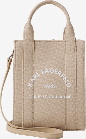Karl Lagerfeld Käsilaukku värissä beige: etupuoli