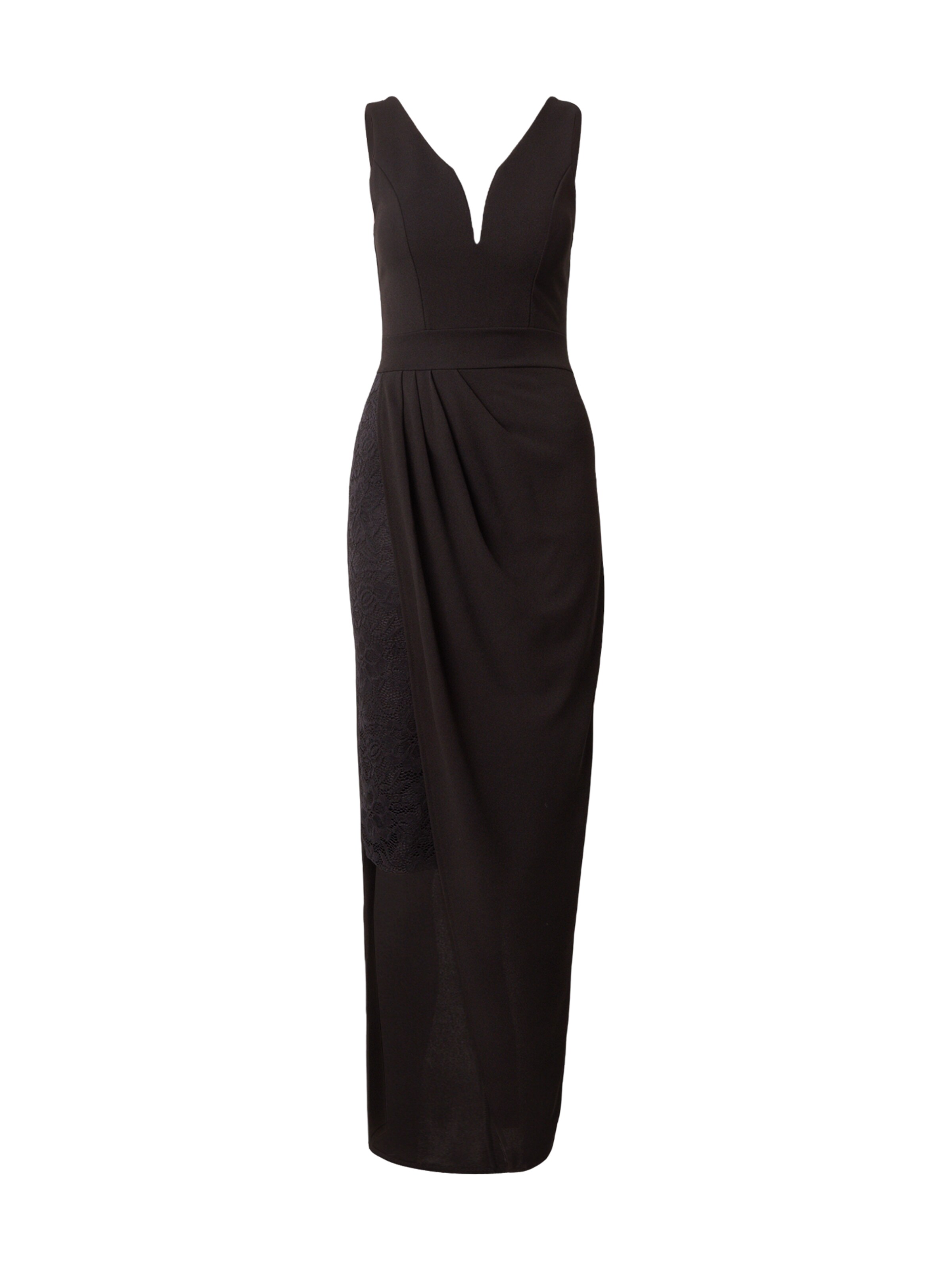 WAL G. - Vestido de festa 'ISLA' em preto: frente