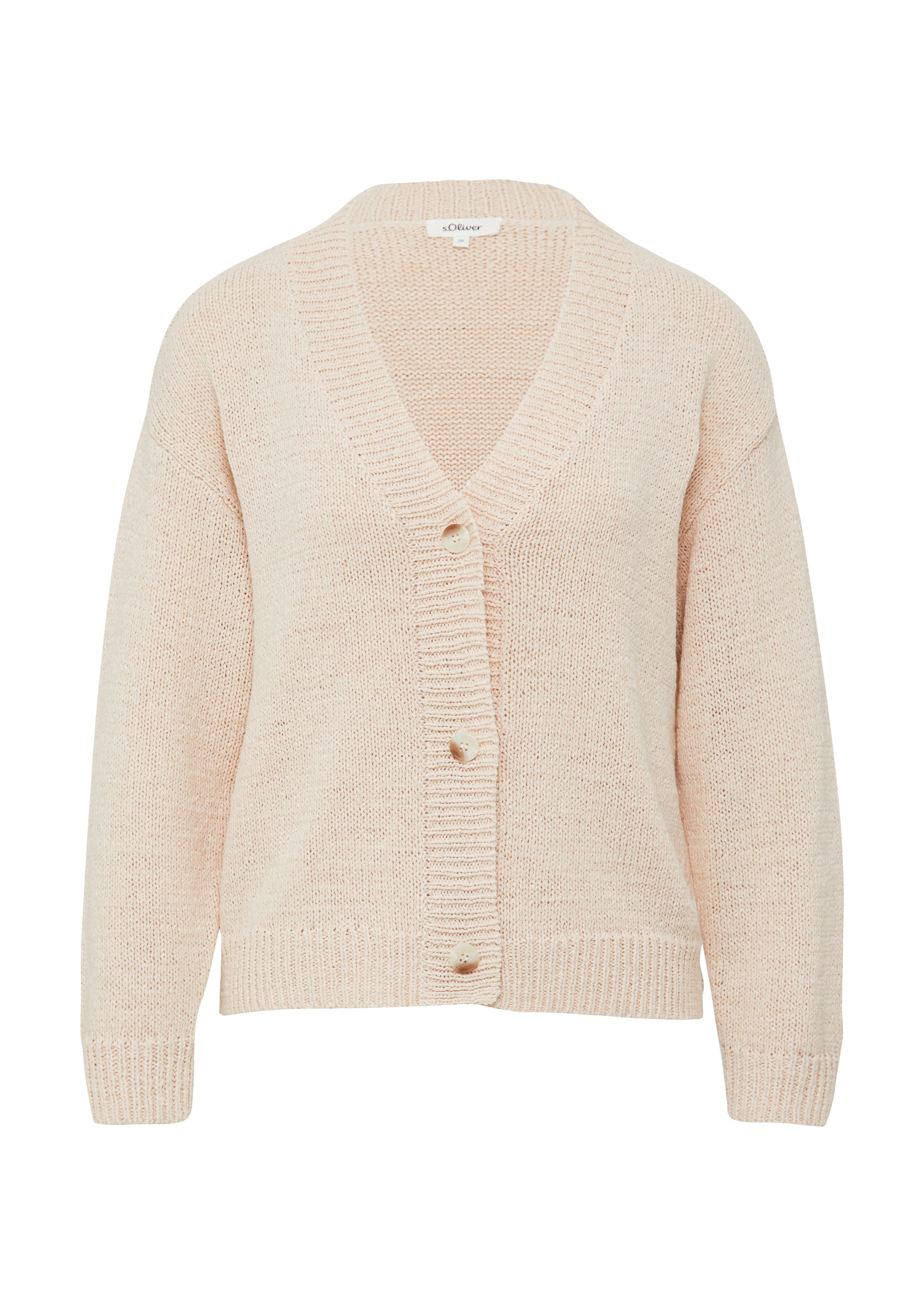 bēšs s.Oliver Adīta jaka: no priekšpuses