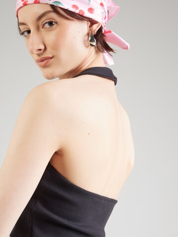 PIECES Top 'PCMay' in Black