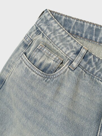 LMTD Wide Leg Jeans in Blau