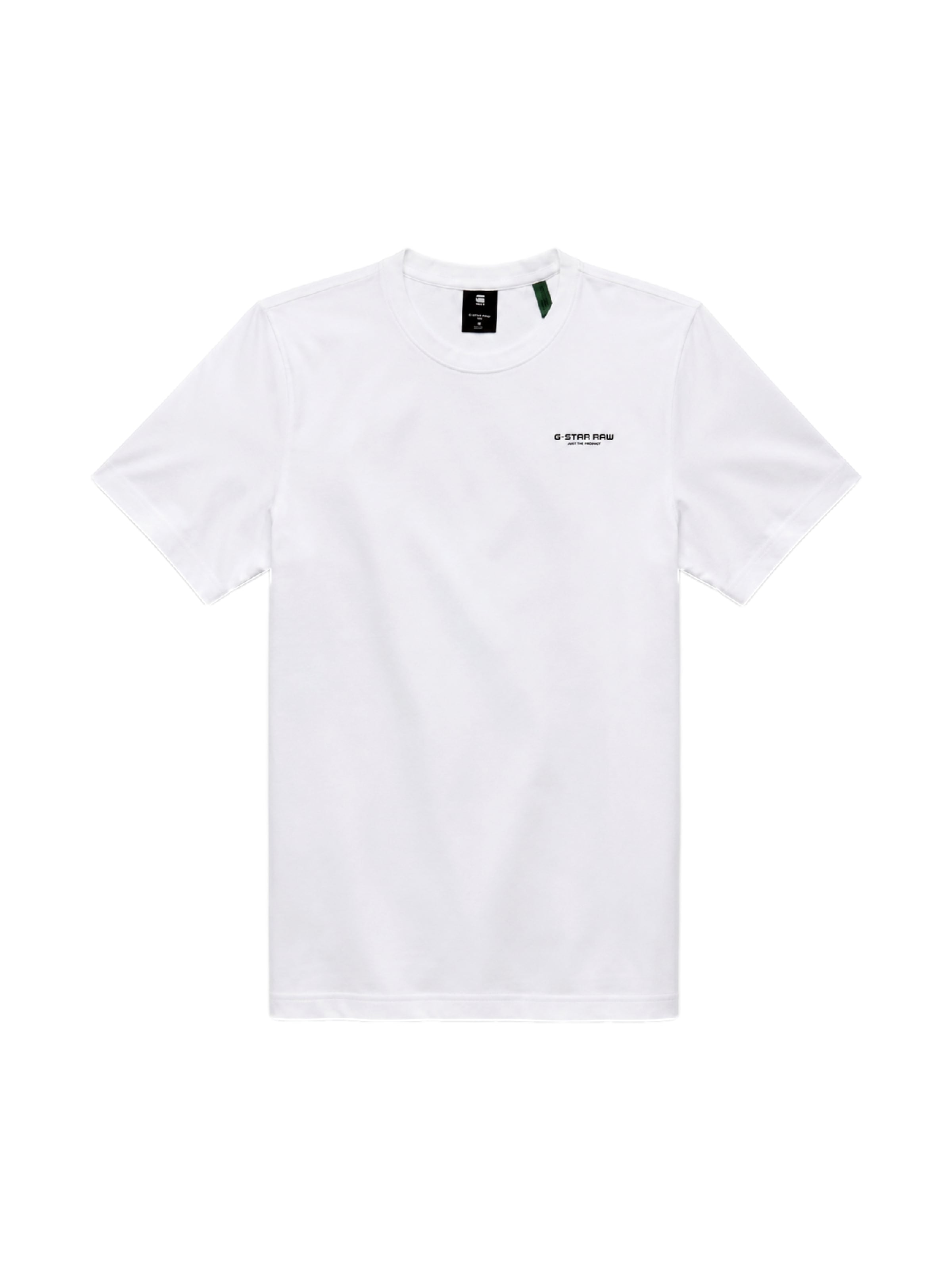 G-STAR Тениска в бяло: отпред