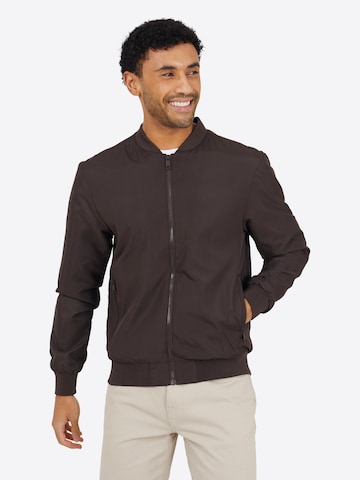 BRAVE SOUL Overgangsjakke i brun: forside