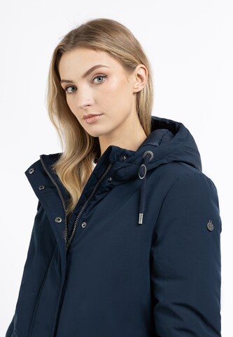 DreiMaster Vintage Zimný kabát - Modrá