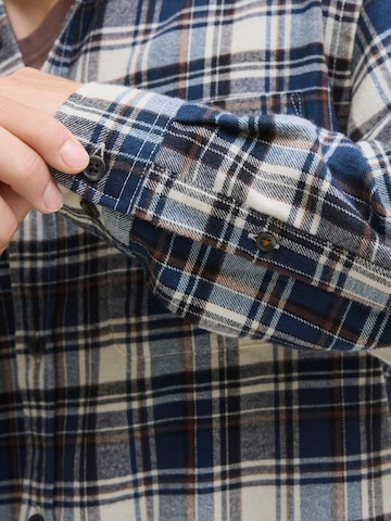 JACK & JONES Comfort fit Button Up Shirt 'JJJames' in Blue