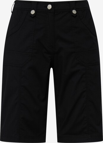 Pantalon Ulla Popken en noir : devant