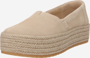 TOMS Espadrilles 'VALENCIA' in Braun: predná strana