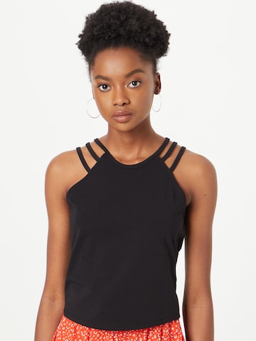 ABOUT YOU Top 'Insa' in Black: front