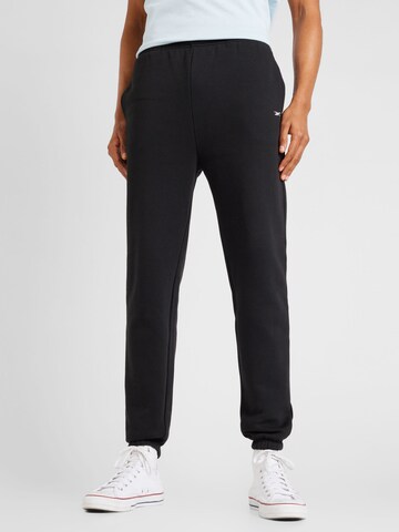 Regular Pantalon de sport Reebok en noir : devant