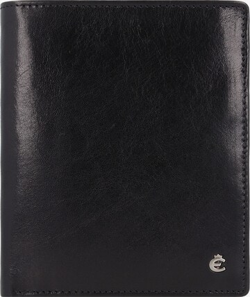 Esquire Wallet in Black: front