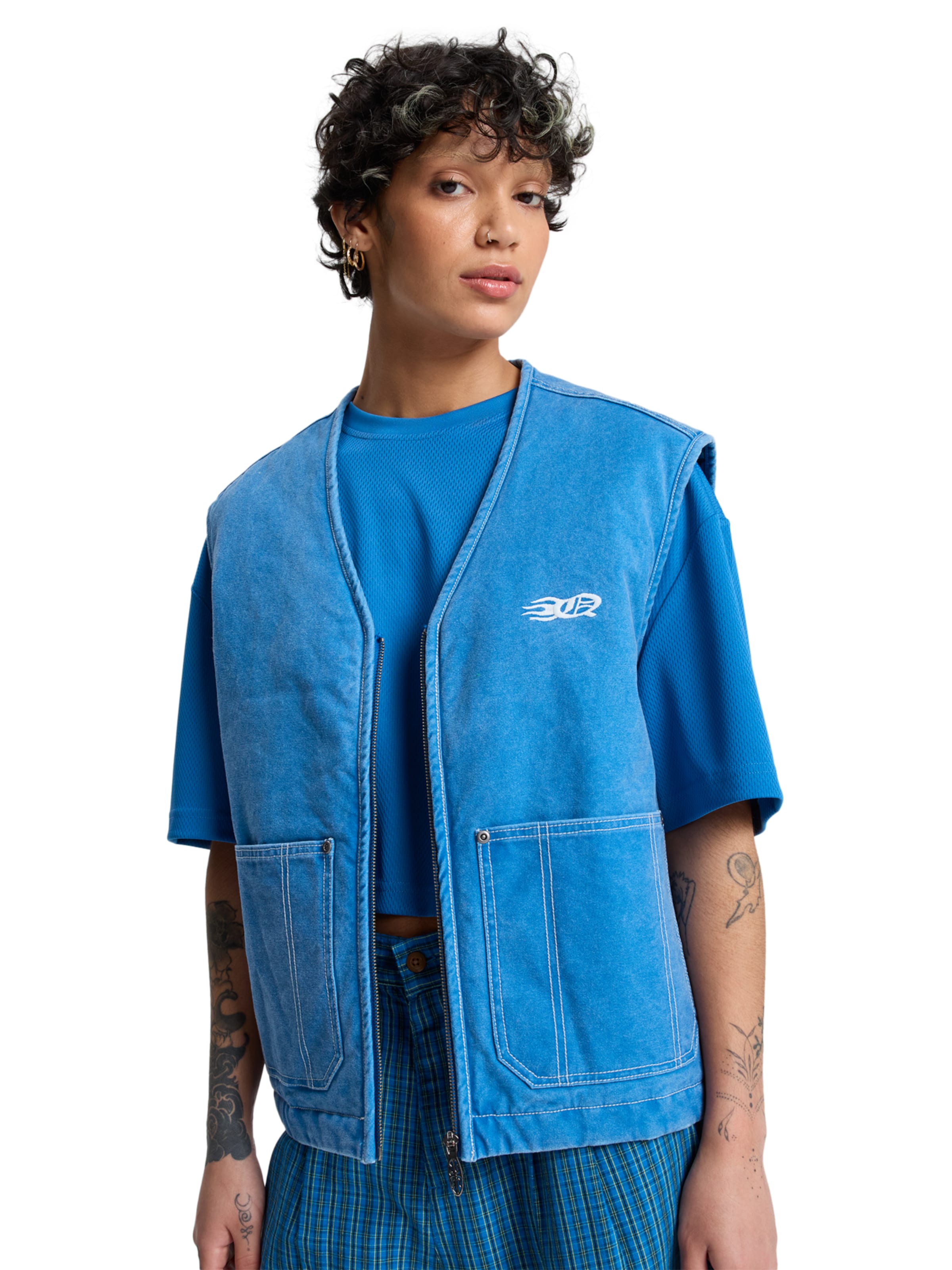QUIKSILVER Vest 'Belview' in Blue: front