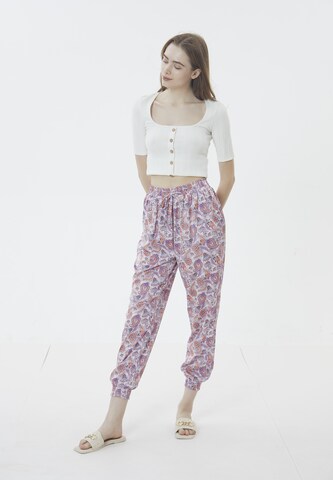 AIKI KEYLOOK Regular Broek 'Dejavu' in Lila