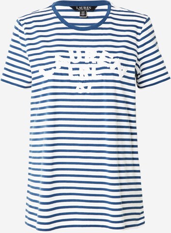 T-shirt 'KATLIN' Lauren Ralph Lauren en bleu : devant